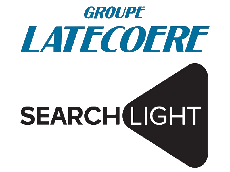 Logos de Searchlight Capital et de Latécoëre