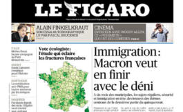 À la « Une » du Figaro de ce matin : Le Chef de l’Etat sérieux sur l’immigration ou Sarkozy bis ?