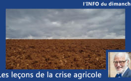 Les leçons de la crise agricole