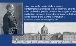 Discours de réception de Charles Maurras à l’Académie française le 8 juin 1939 quand il vient occuper la place laissée vacante par la mort de M. Henri-Robert