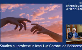 Soutien au professeur Jean-Luc Coronel de Boissezon