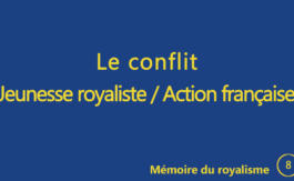 Mémoire du royalisme 8