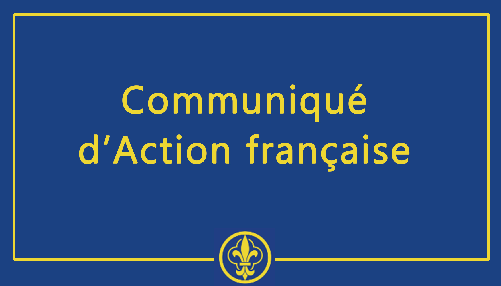 You are currently viewing Communiqué d’Action française – Soutien aux Mahorais